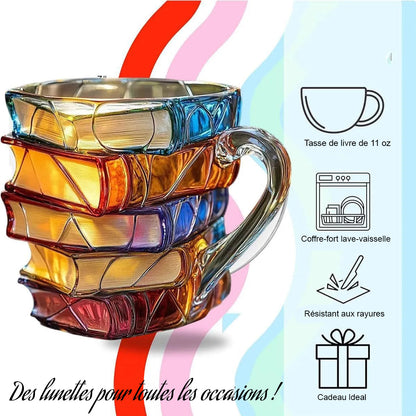 🔥2025 Tasse Handbemalt【Das Perfekte Geschenk Für Jeden Bücherliebhaber】