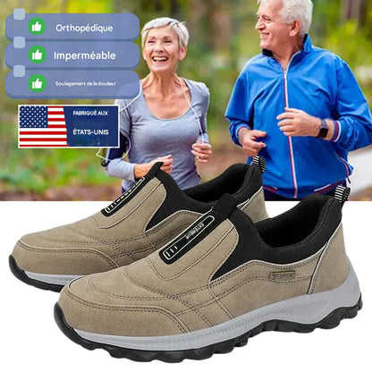 Wasserdichte und bequeme orthopädische Schuhe für Männer, geeignet zum Gehen und Wandern (für alle Geschlechter geeignet)