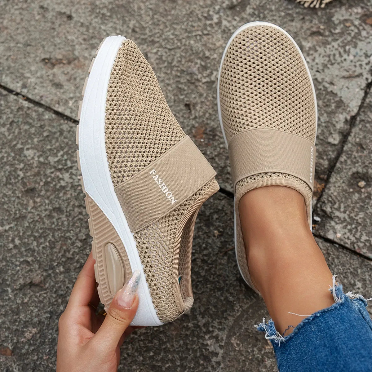 💥 Schmerzlinderung für Füße und Gelenke – Orthopädische Schuhe mit Luftpolster – 🔥 Der zweite Paar zum halben Preis