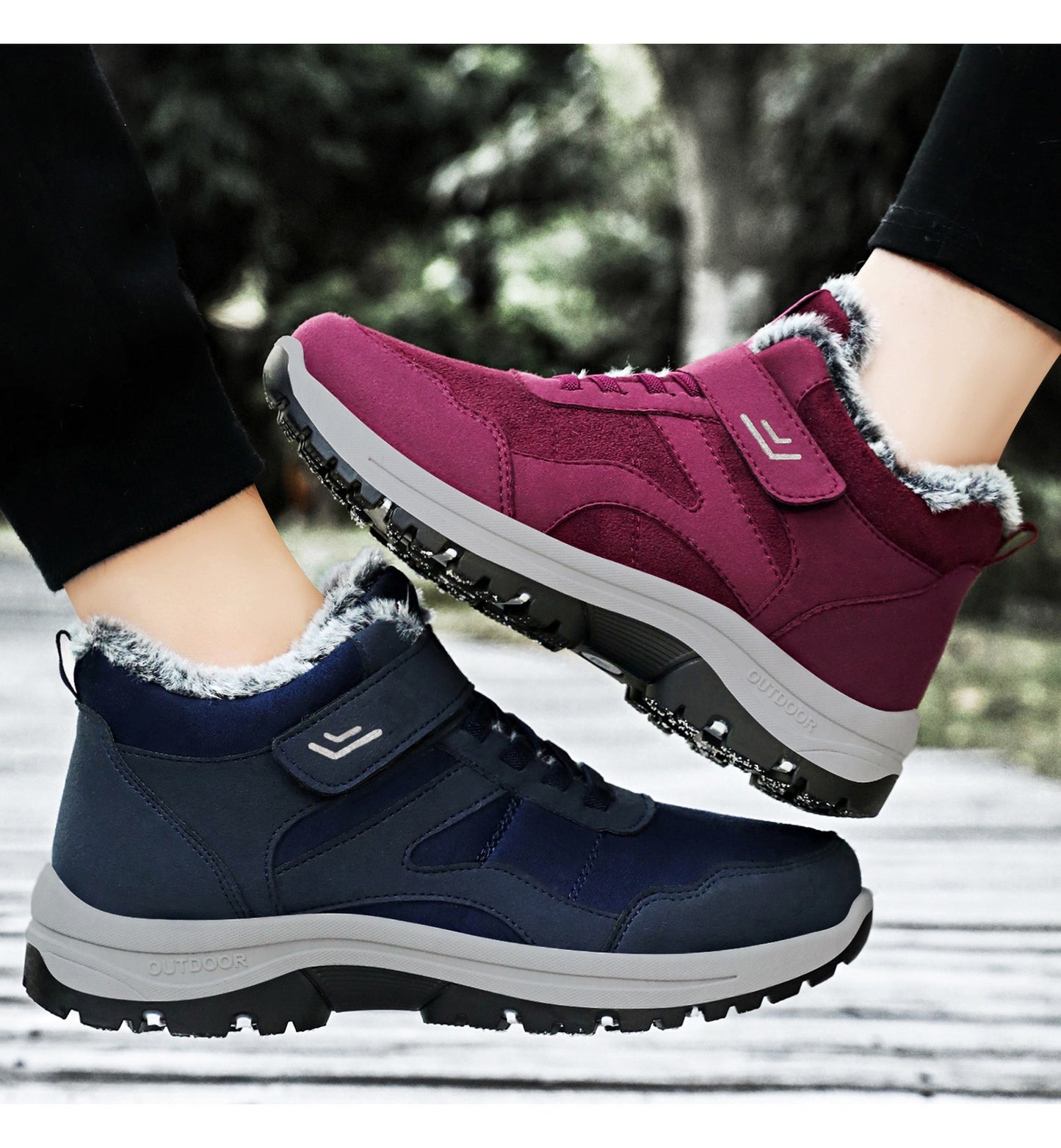 Orthopädische Unisex-Winterstiefel – warm, bequem und mit weichem Fell! Lindern Rücken- und Lendenschmerzen 🎉 Jetzt –50 % Rabatt!