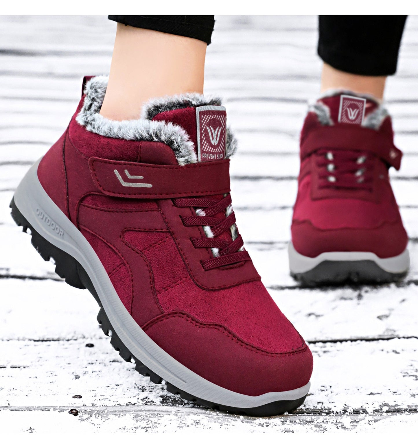 Orthopädische Unisex-Winterstiefel – warm, bequem und mit weichem Fell! Lindern Rücken- und Lendenschmerzen 🎉 Jetzt –50 % Rabatt!