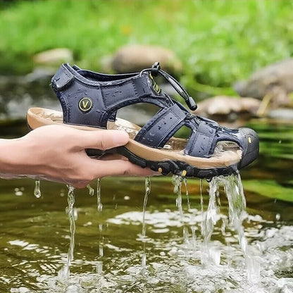 🎁 Zwei gekauft, eins gratis! Ultra-bequeme Outdoorsandalen 2025 (Verabschieden Sie sich von Fußschmerzen)