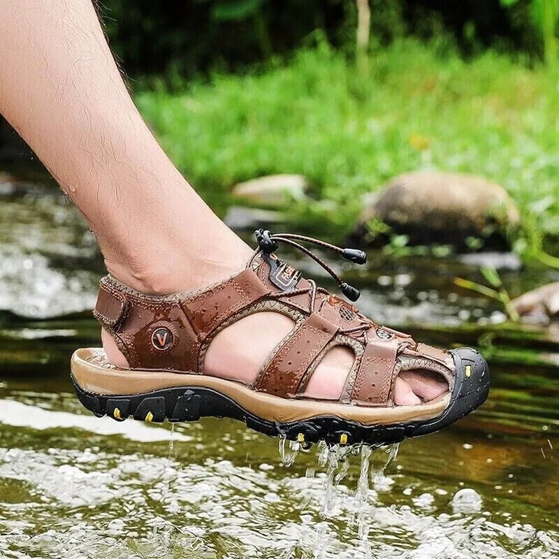 🎁 Zwei gekauft, eins gratis! Ultra-bequeme Outdoorsandalen 2025 (Verabschieden Sie sich von Fußschmerzen)
